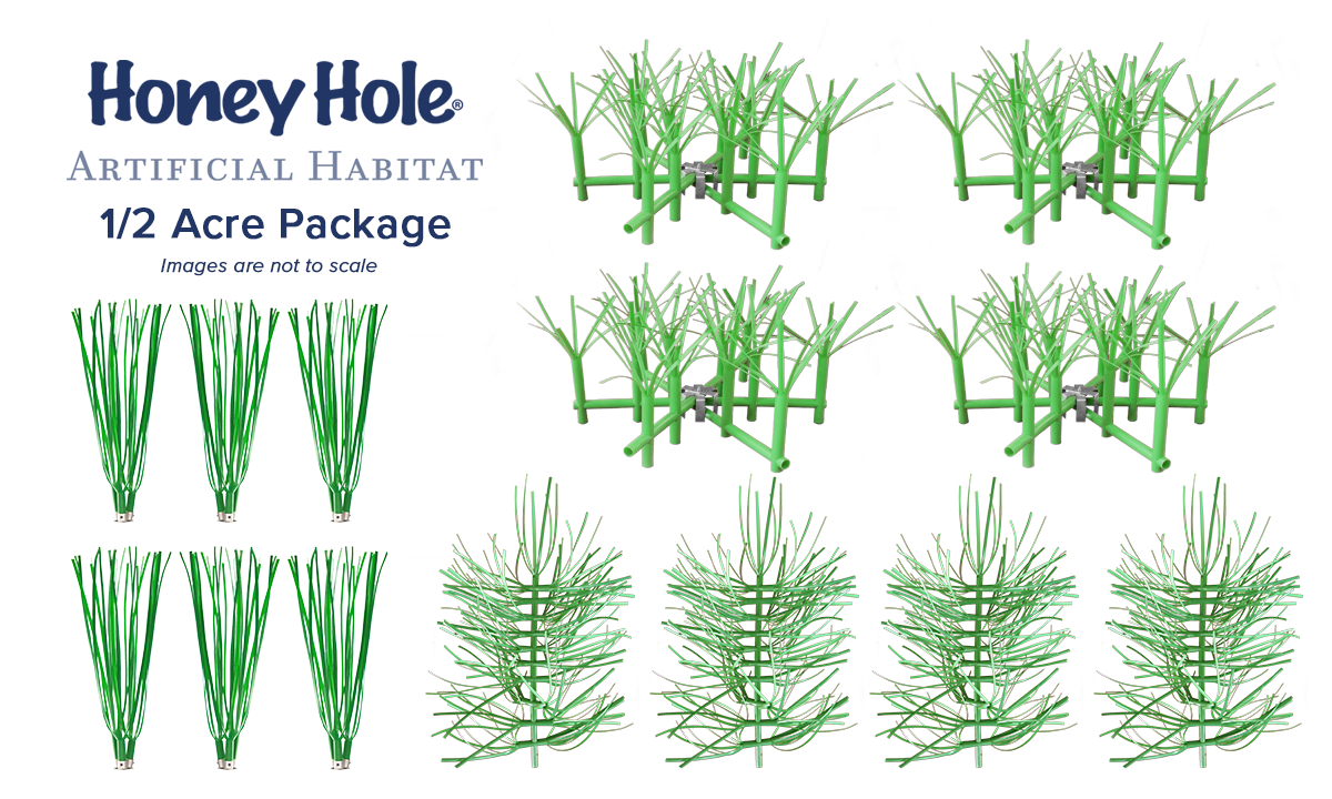 Artificial Fish Habitat | Honey Hole Value Packs | Fish Cover