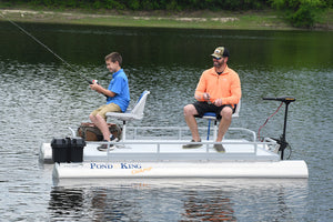 Father and Son Fishing on a Champ