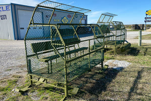 skid blinds lined up