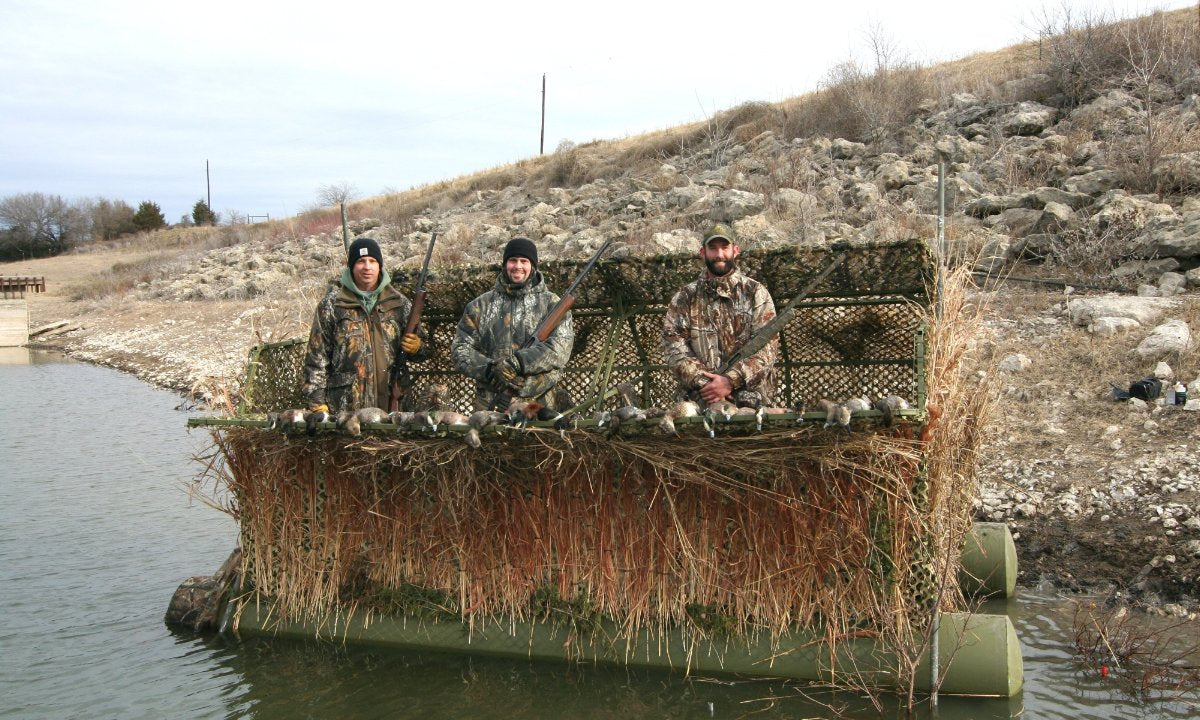 one man duck hunting boats