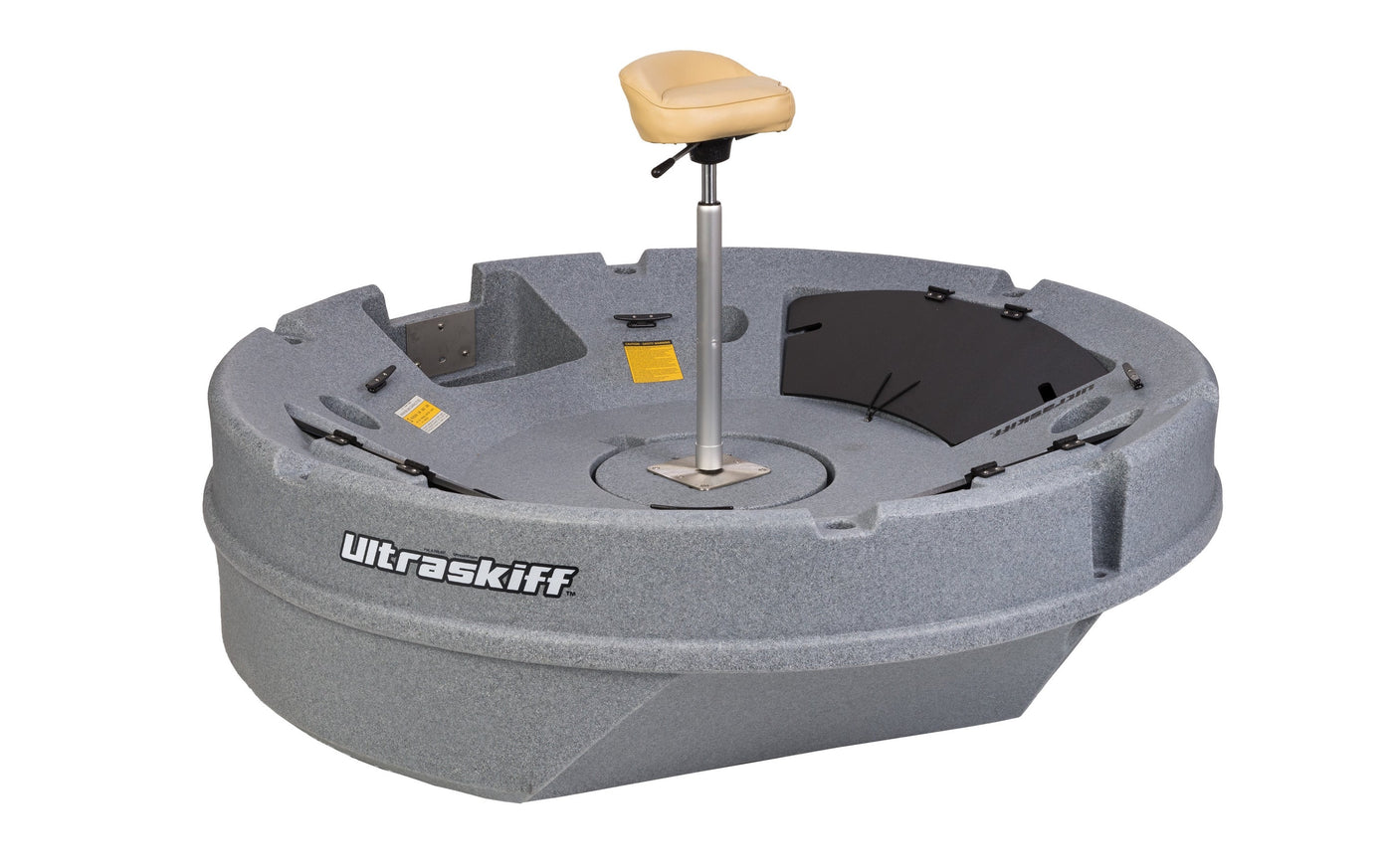 Ultraskiff with casting seat