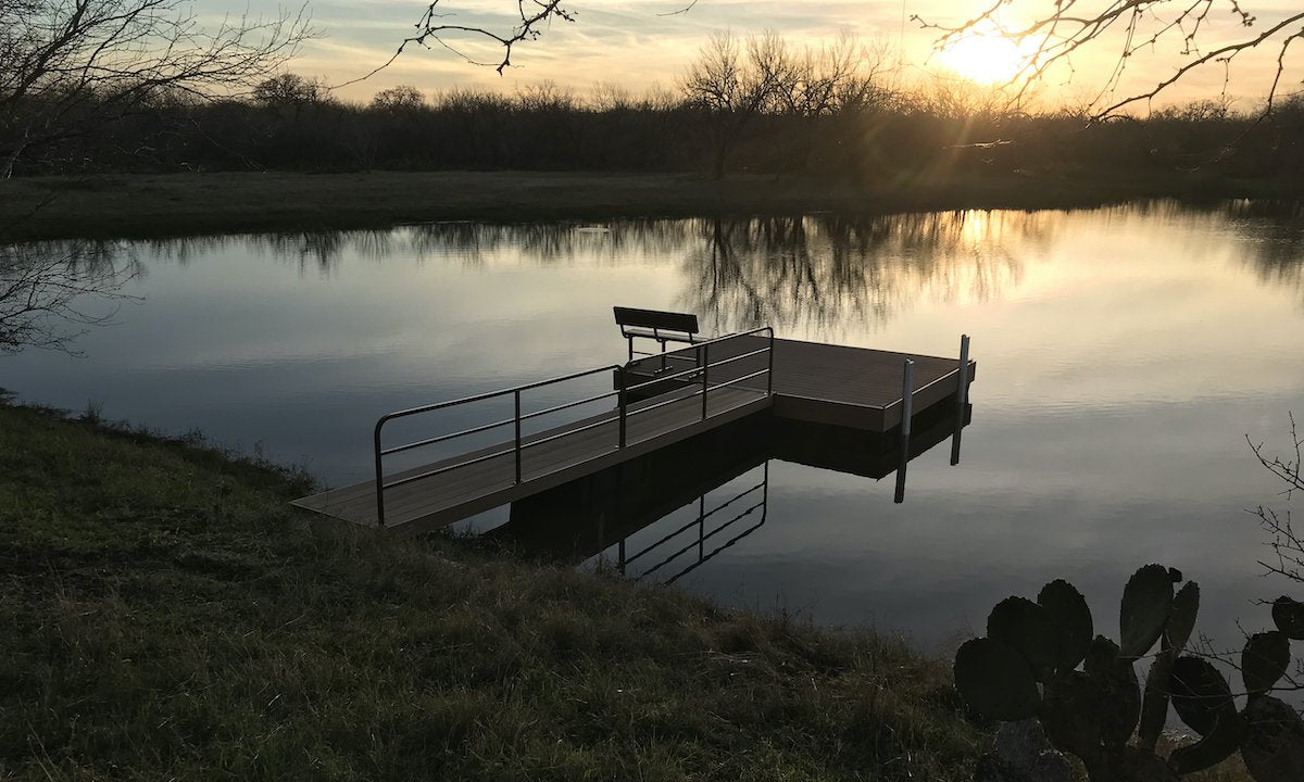 Aluminumframed Floating Docks Docks for Ponds and Lakes Pond King