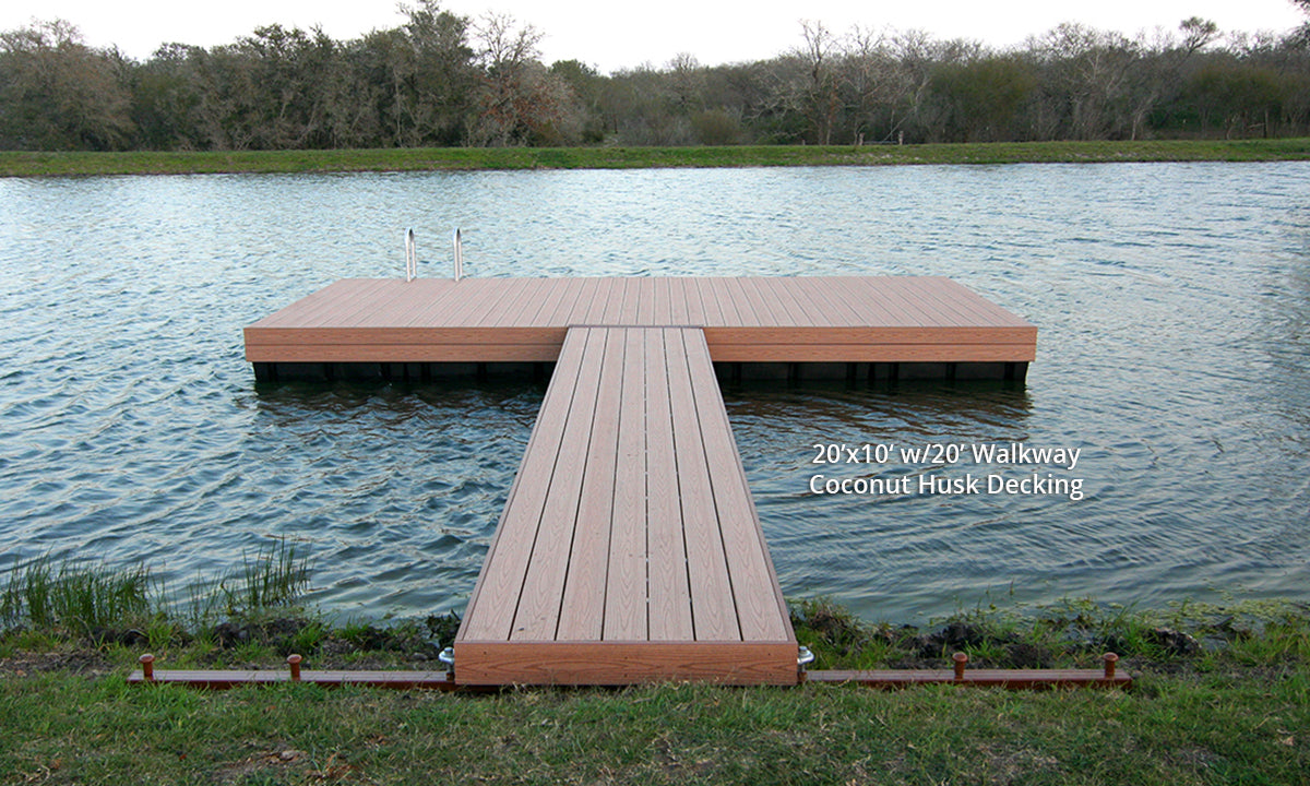 Floating Dock Posts Aluminum-framed Floating Docks | Floating Docks for Ponds and Lakes ...