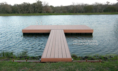 floating dock and walkway