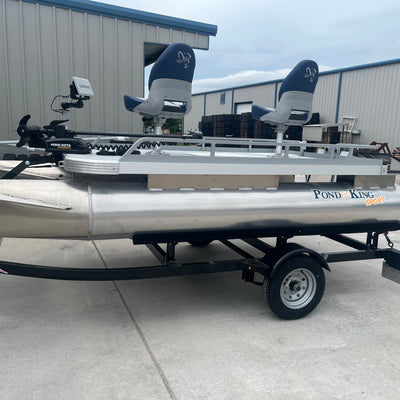 Custom 2 Seat Small Pontoon Boat for Pond Fishing - Texas 