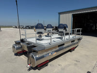 Small Pontoon Boat For Pond Fishing 