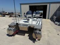 Small Pontoon Boat For Pond Fishing 