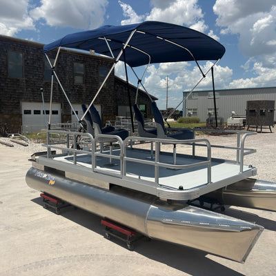 Providing all the shade is the Bimini Top. 