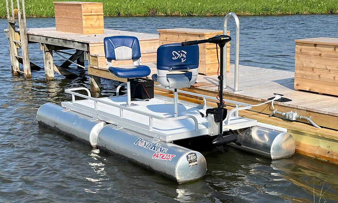accessories for small 2 man fishing boat Patriot Mini Pontoon Boat