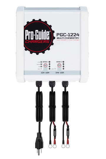 ProGuide Lithium 2-bank (1-12v, 1-24v) Battery Charger