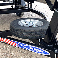 Spare Tire & Holder (Small Trailer)