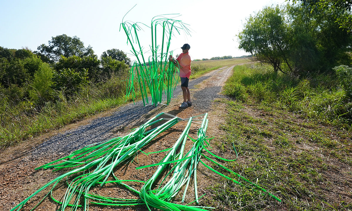 Assembling Tower on the road