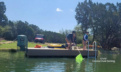 boys fishing on dock