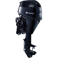 20 hp (Remote, Electric Start, Power Tilt incl. 6 gal. external fuel tank)
