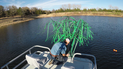 Installing a Honey Hole from a Pontoon Boat