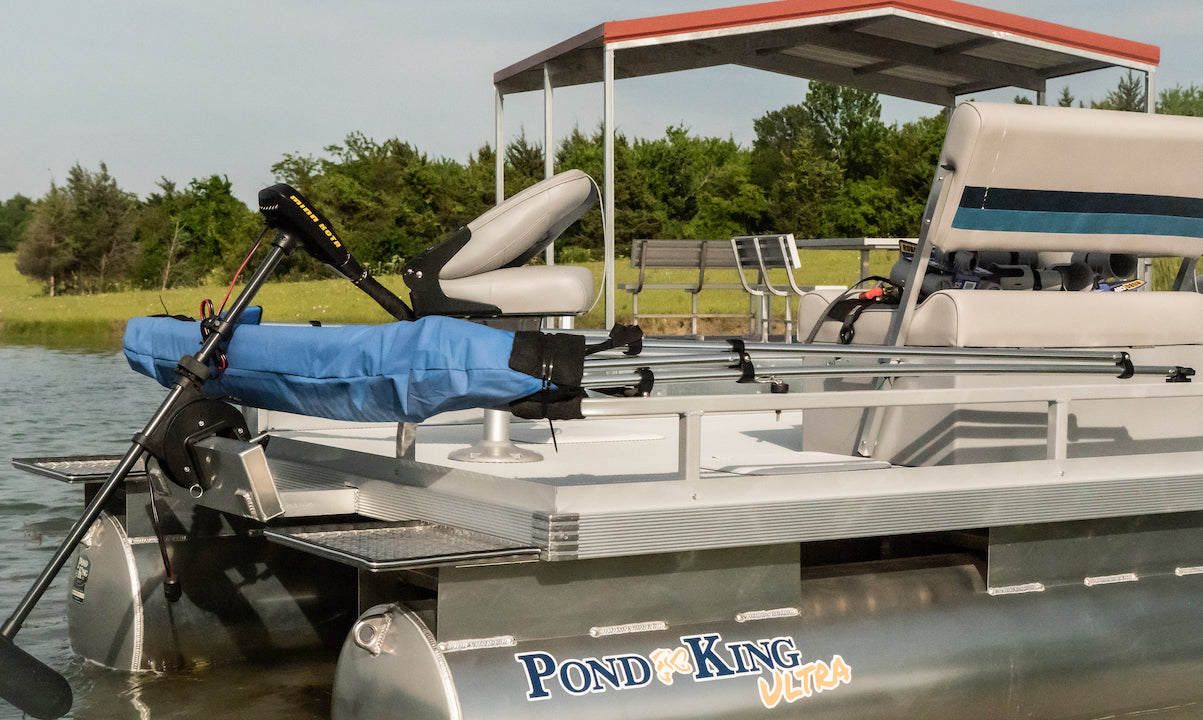 The Original Pond King Small Pontoon Boat