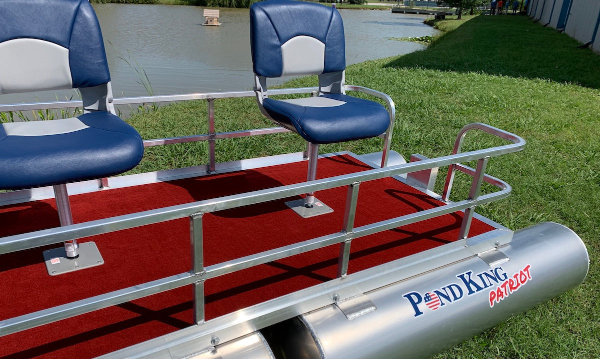 Patriot Mini Two-Man Fishing Pontoon Boat