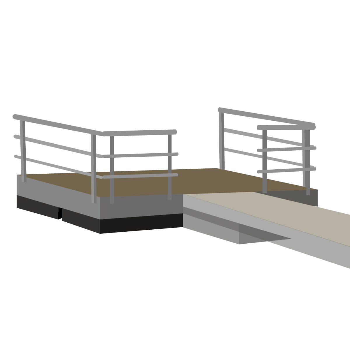 Reling Standard Steel Deck Railing