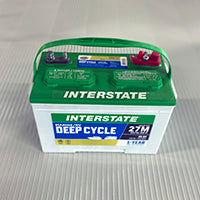 Interstate Trolling Battery (12v, Group 27: SRM-27 w/600 CCA)