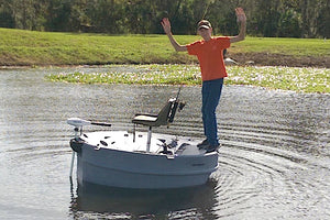 One-man Round Boat, Ultraskiff by Pond King